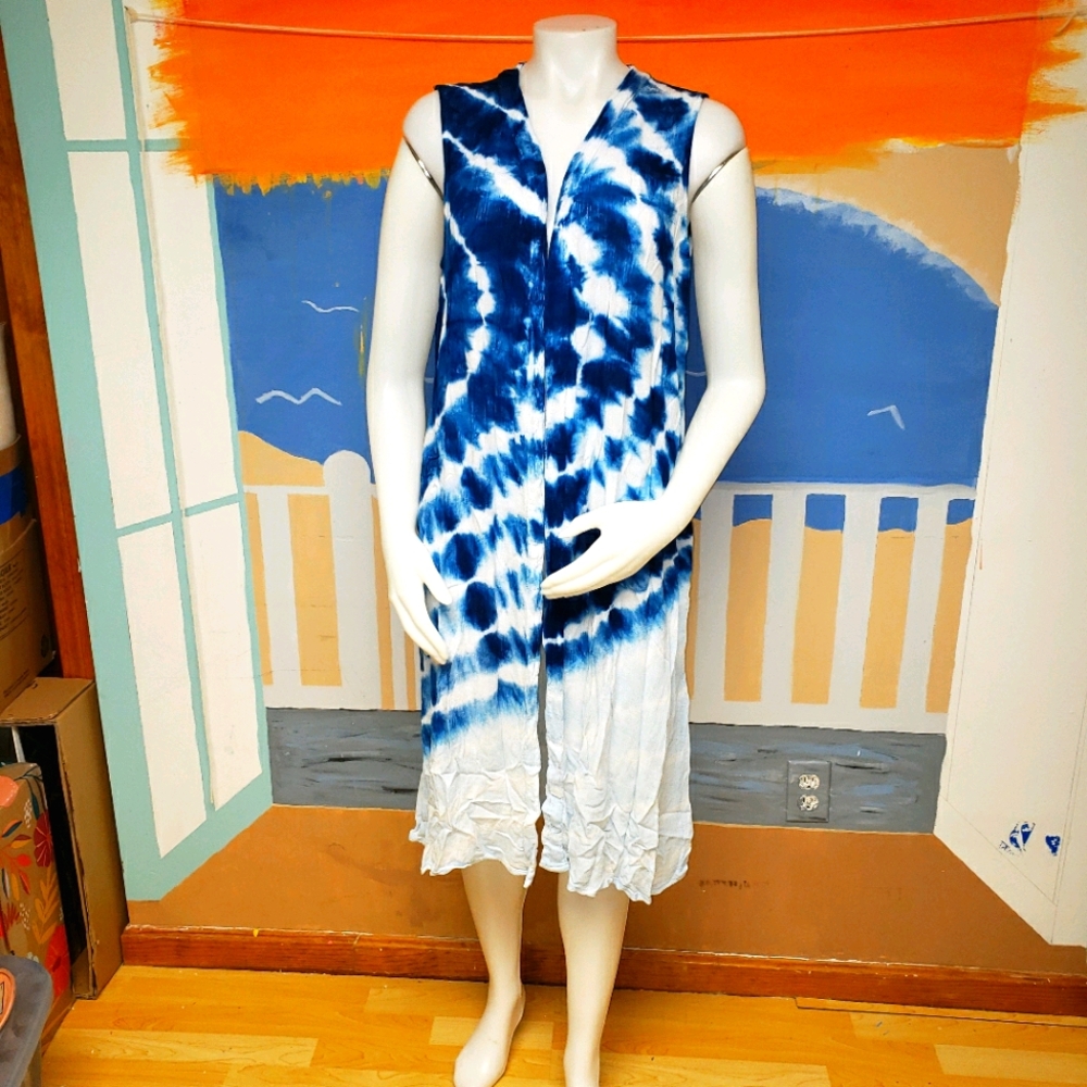 Boho duster vest